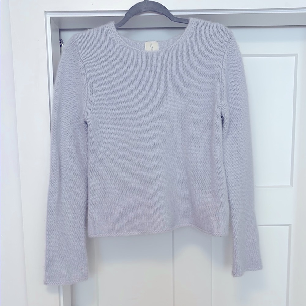 Joie Pale Blue Cashmere Crewneck Sweater